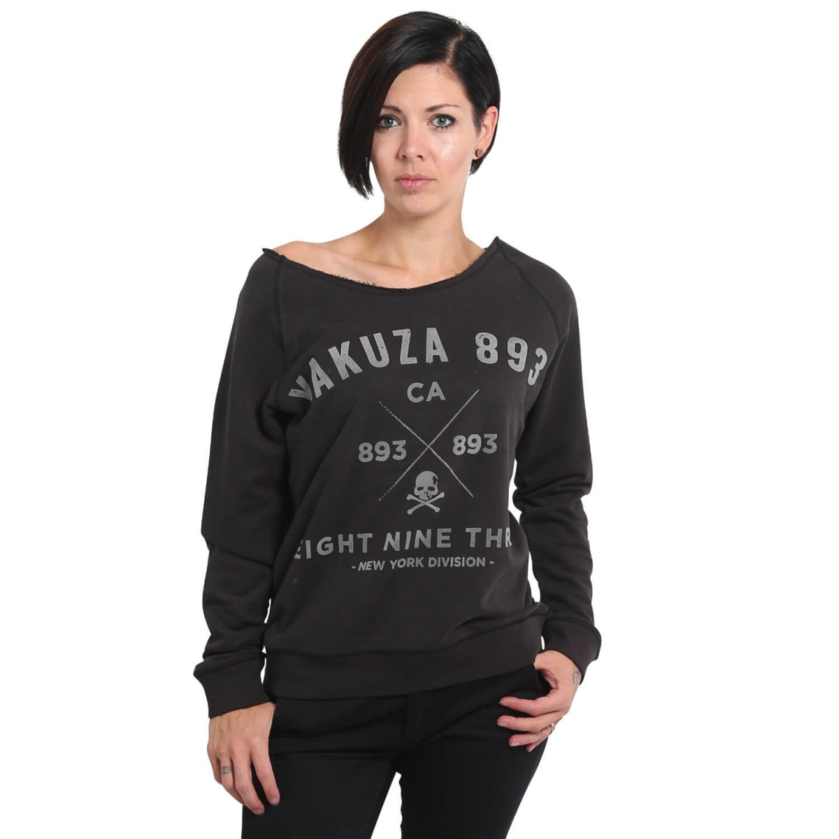 Yakuza Damen Sweatshirt Vintage 893 GPB 15112 (Schwarz)