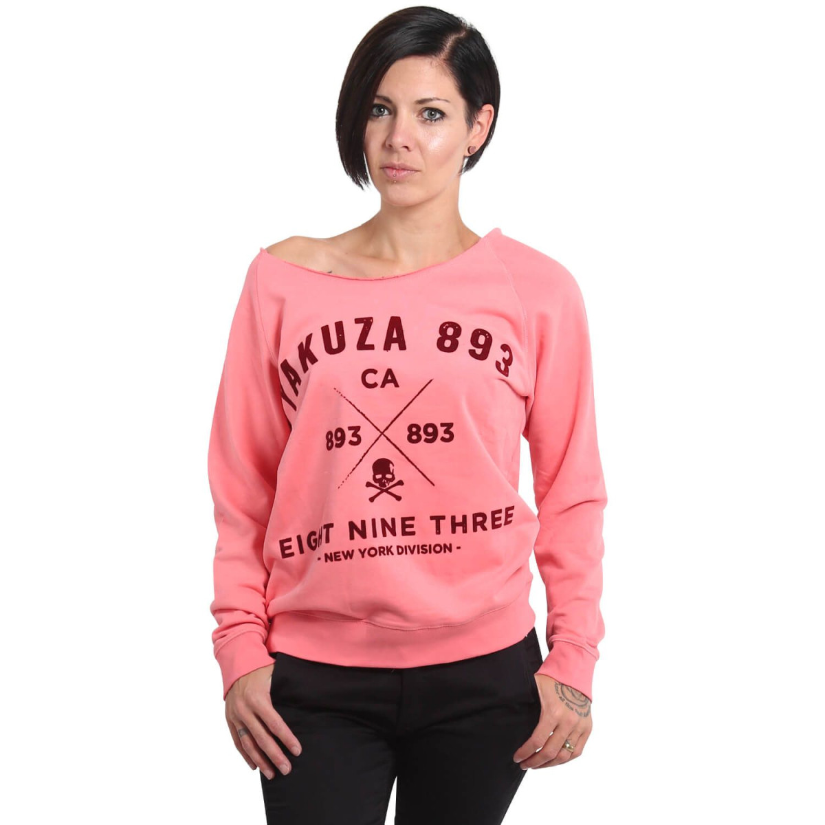 Yakuza Damen Sweatshirt Vintage 893 GPB 15112 (Shell Pink)