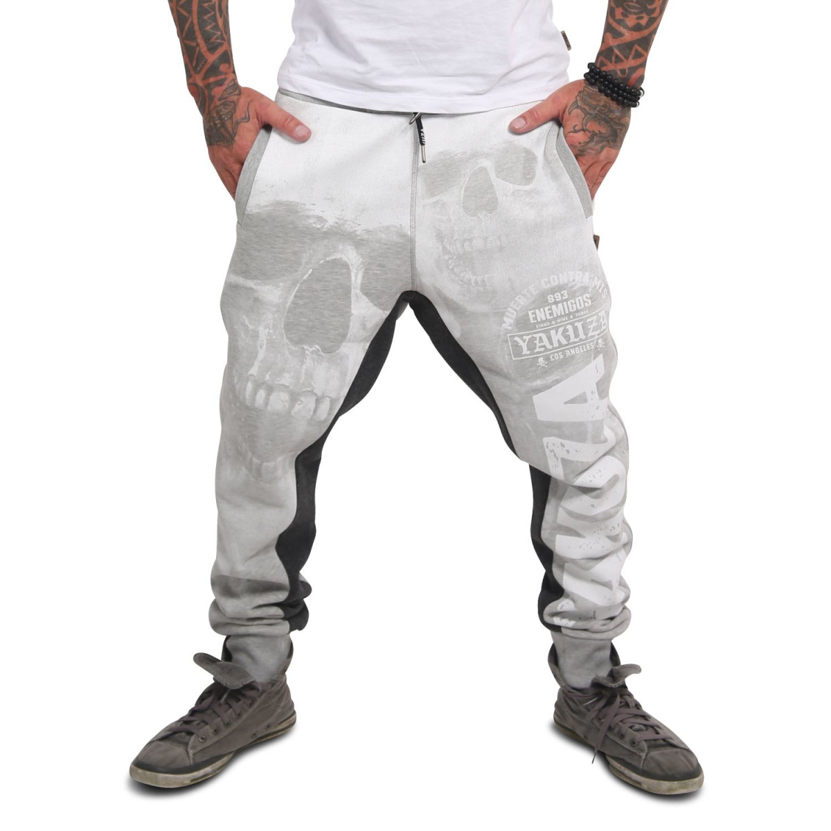 Yakuza Herren Jogginghose Muerte Skull JOB 15008 (Gr....