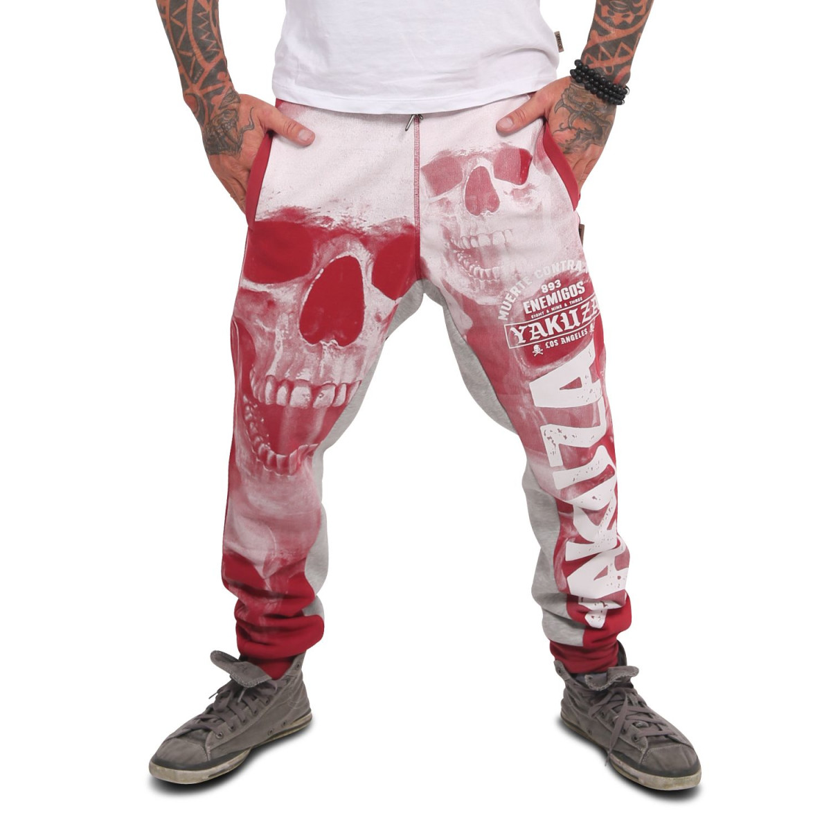 Yakuza Herren Jogginghose Muerte Skull JOB 15008 (Gr. XL,...