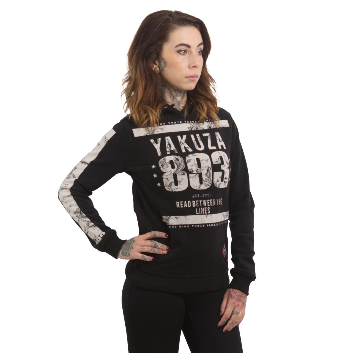 Yakuza Damen Flex Hoodie Between The Lines GHOB 13105...