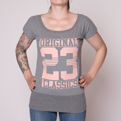 Label 23 Original Classic T-Shirt (Grau-Meliert)