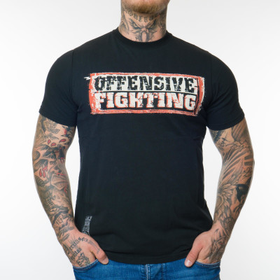 Label 23 Offensive Fighting T-Shirt (Schwarz)
