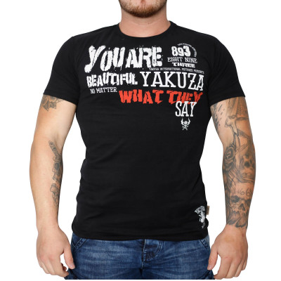 Yakuza U R Beautiful T-Shirt TSB 10004 (Schwarz)