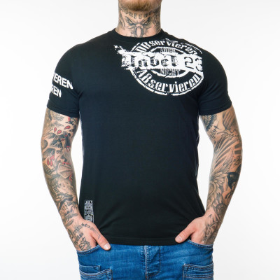 Label 23 T-Shirt Observieren (Schwarz)