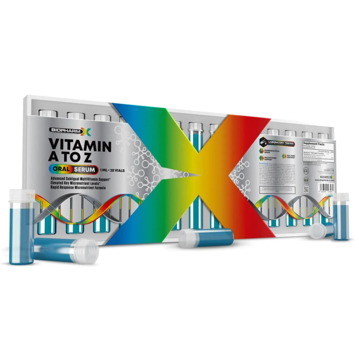 Biopharm-X Multivitamin A-Z Oral Liquid (28x 1ml)