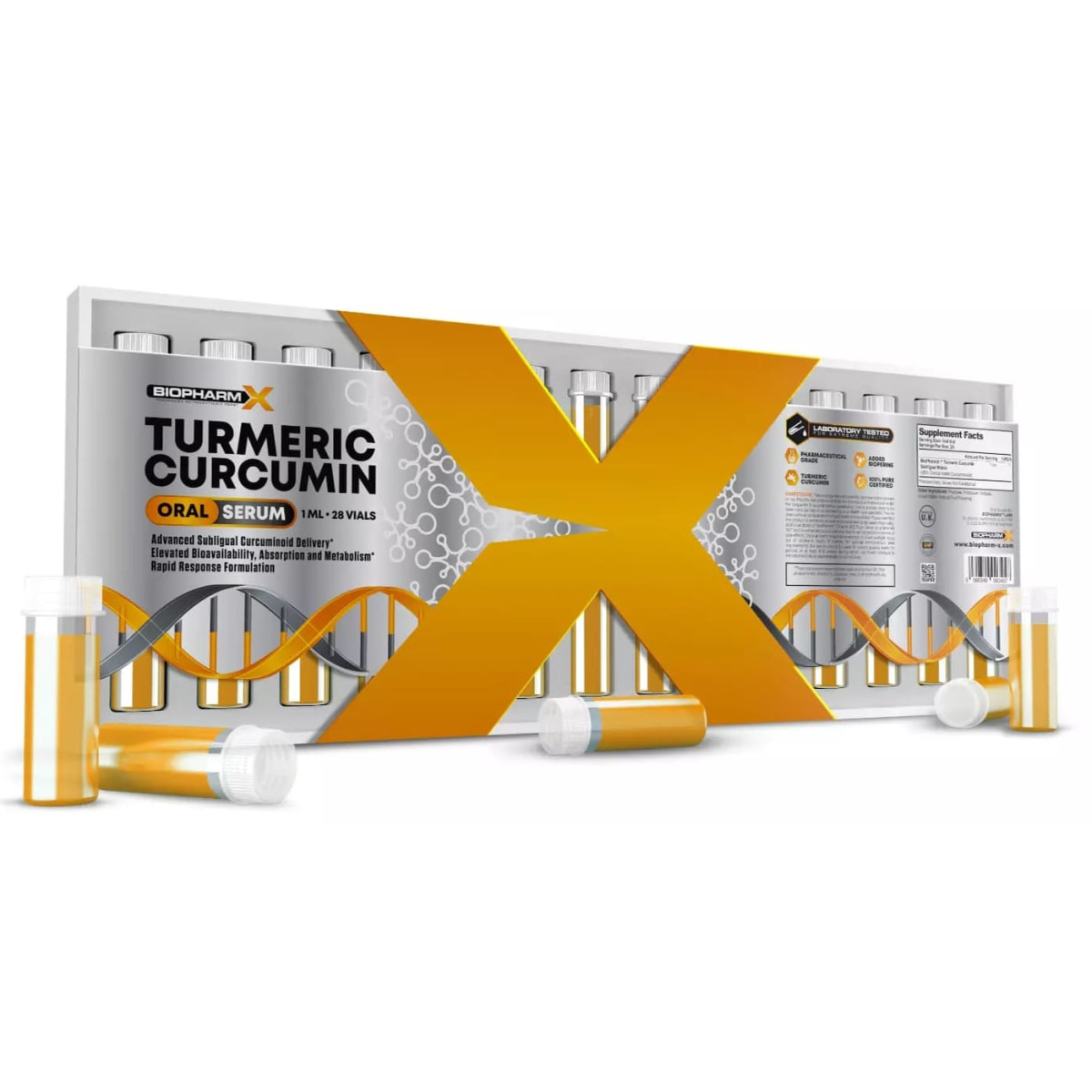 Biopharm-X Turmeric Curcumin Oral Liquid (28x 1ml)