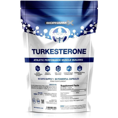 Biopharm-X Turkesterone Testosteron Booster (60 Kapseln)