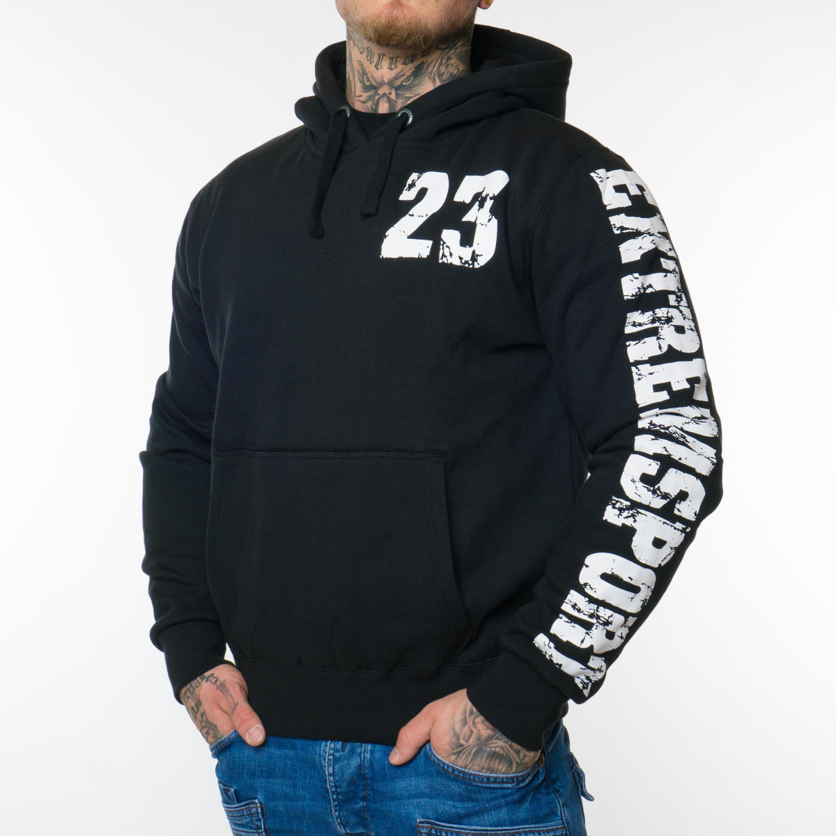 Label 23 Extremsport Kapuzensweatshirt (Gr. XL, Schwarz)