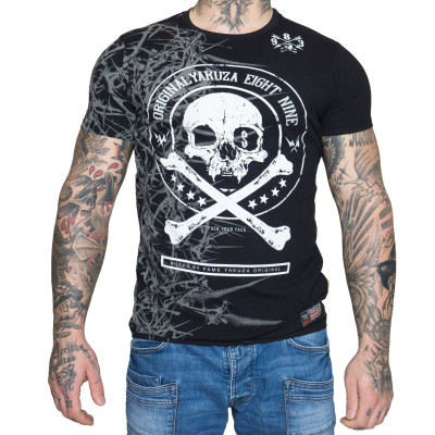 Yakuza T-Shirt Herren Thorns TSB 11044 (Schwarz)