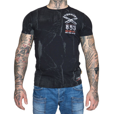 Yakuza T-Shirt Herren Bullets TSB 11036 (Schwarz)
